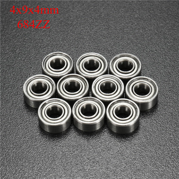 10pcs 4x9x4mm Ball Bearings Metal Double Shielded Miniature Ball Bearing
