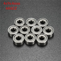 10pcs 4x9x4mm Ball Bearings Metal Double Shielded Miniature Ball Bearing