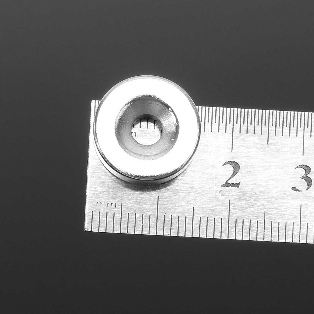 5pcs 15x5mm Countersunk Ring Magnets With 5mm Hole Strong Round Rare Earth Neodymium Magnet
