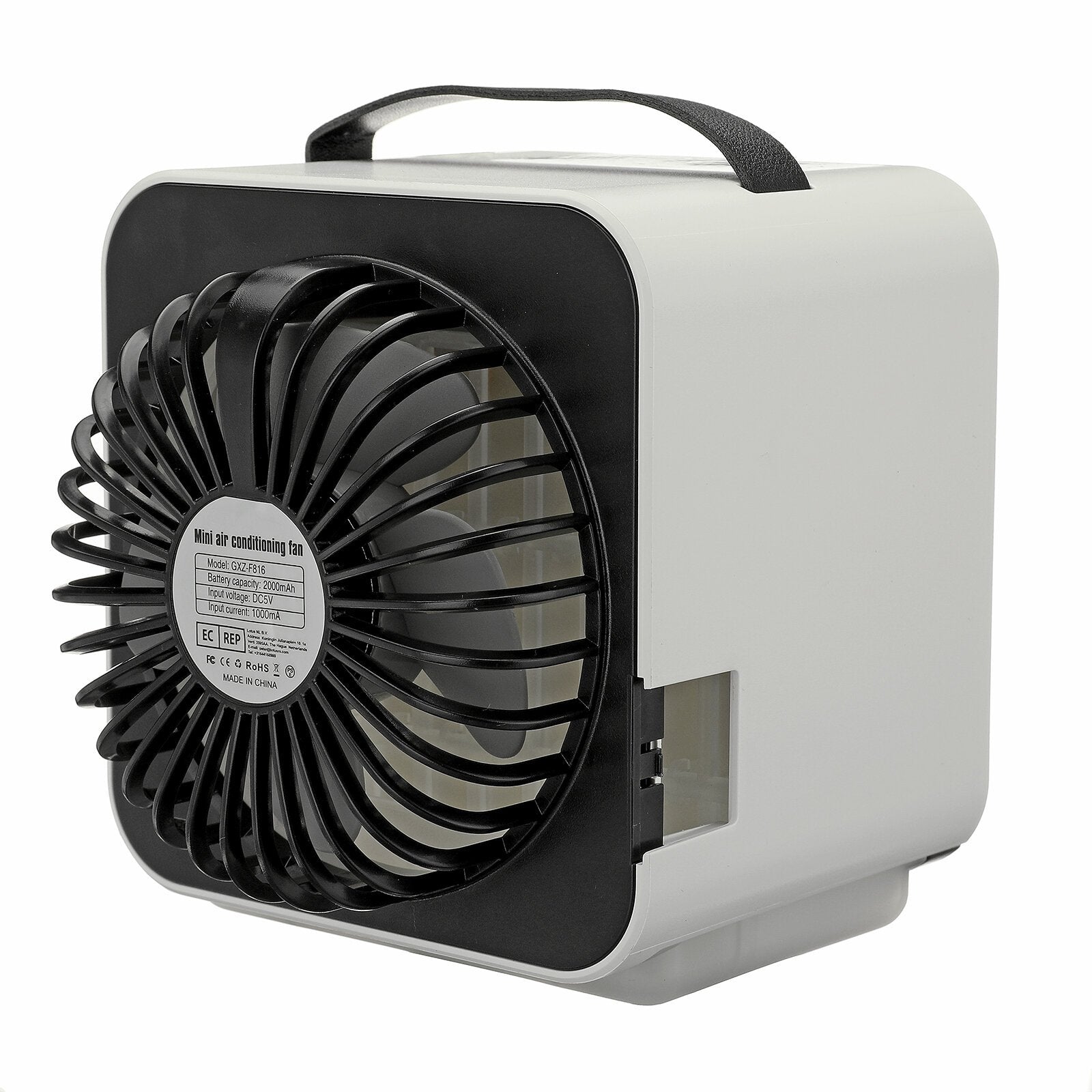 3-in-1 Mini Air Cooler Portable Lightweight Rechargeable 3 Wind Speed Air Conditioner