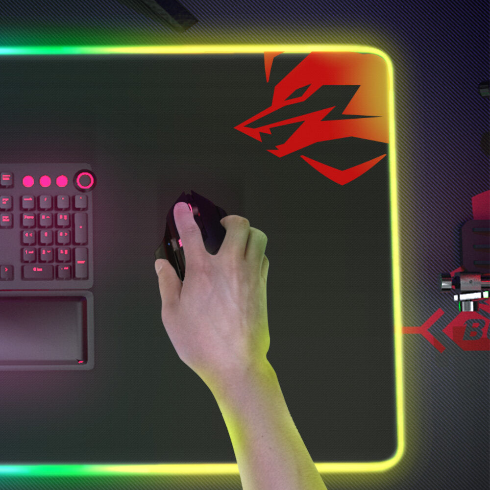 RGB Gaming Mouse Pad Large Keyboard Pad Desktop Table Protective Mat for Home Office
