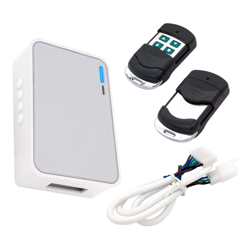 Tubular Motor Rolling Door Remote Control Garage Shutter Door 433Mhz Controller Door Wireless Receiver Set