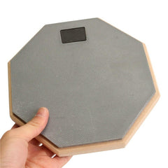 8 Inch Rubber Wooden Beginner Drum Practice Silencer Pads Quiet Practice Dumpad