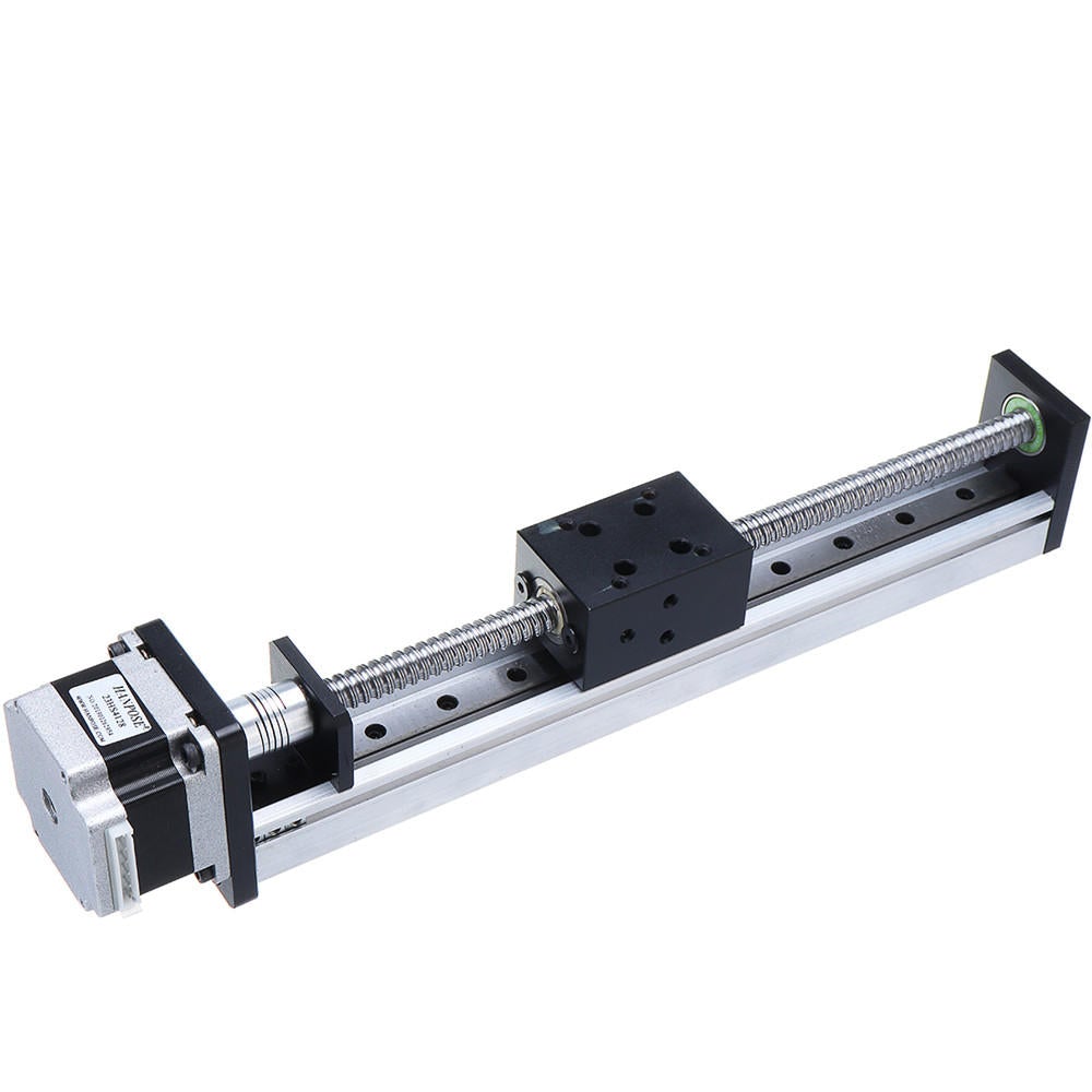 Upgraded 100-600mm Linear Actuator Ballscrew Linear Module Linear Guide with Stepper Motor for CNC 3D Printer