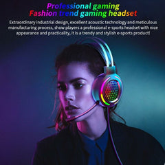 Gaming Headset 7.1 Surround Sound USB 3.5mm Wired RGB Light Gaming Headphones With Microphone For Tablet PC for PS4 Gamer