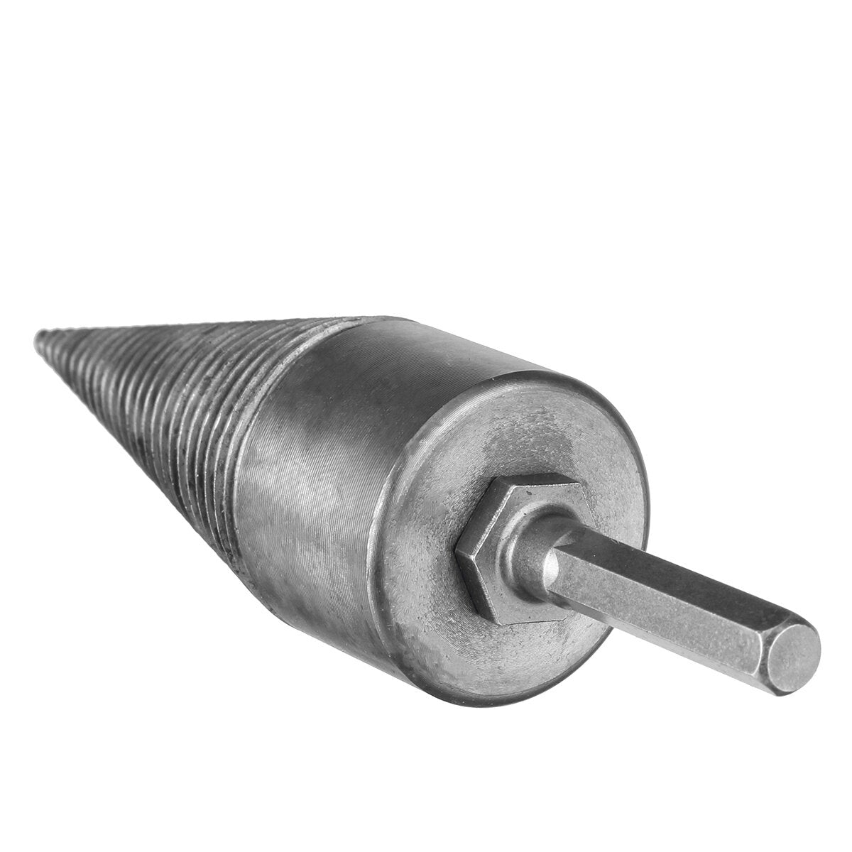 32/42mm Steel Firewood Drill Bit Wood Splitting Splitter Screw Cone Punch Tool