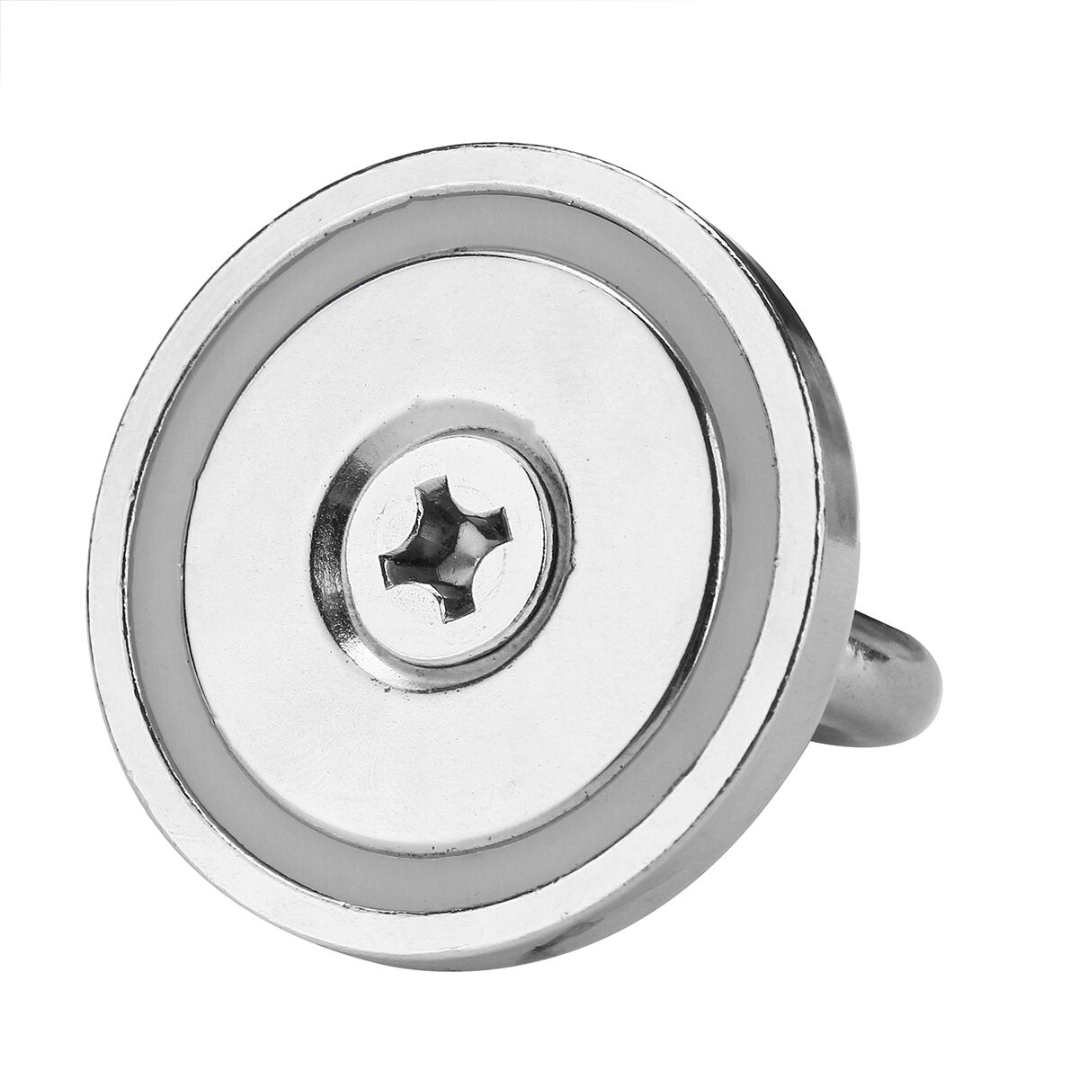 350KG/450KG/600KG Neodymium Magnet Fishing Salvage Recovery Magnet with 10m Rope for Detecting Metal Treasure