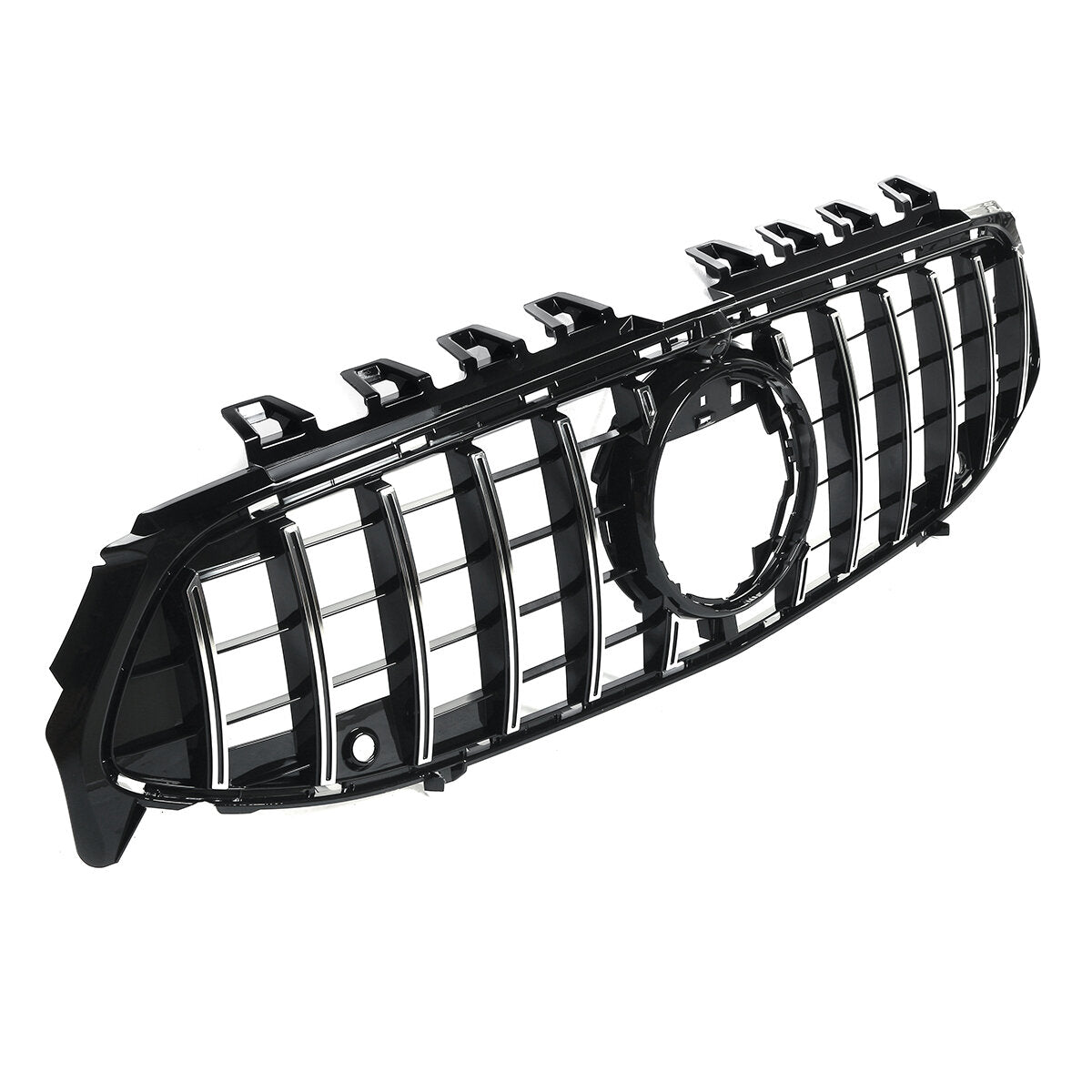 GT Style Chrome Front Bumper Grille Grill For Mercedes CLA Class