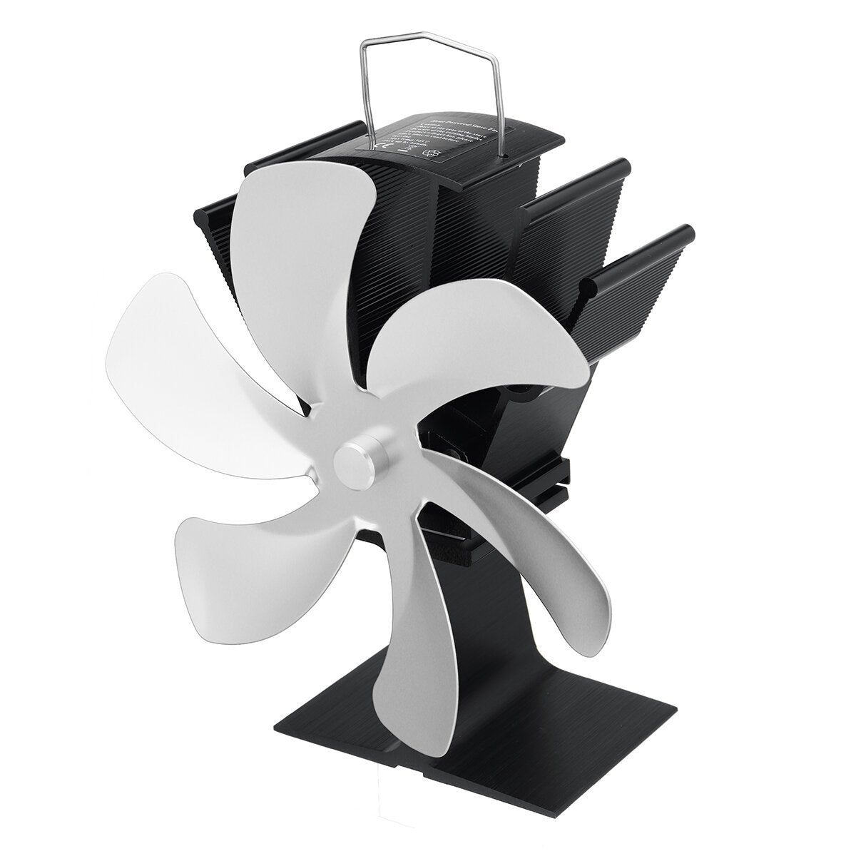 Automatically Heater Fan Faster Speed Self-Powered Quiet Stove Fan Winter Warmer