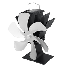 Automatically Heater Fan Faster Speed Self-Powered Quiet Stove Fan Winter Warmer