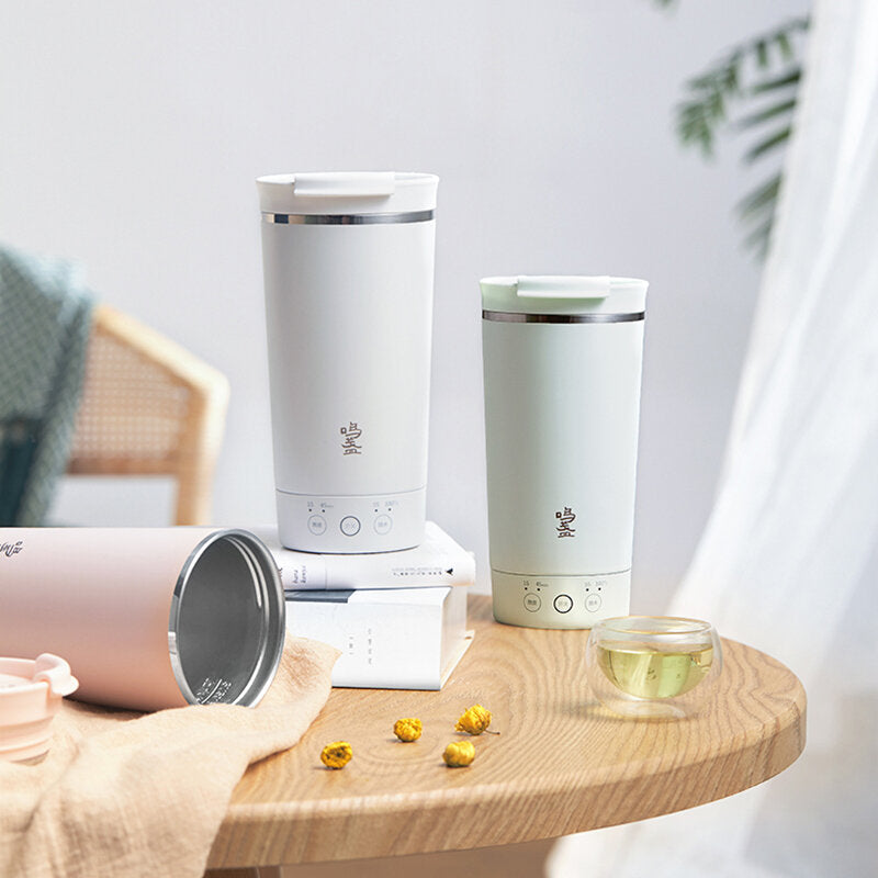Electric Kettle 320ml Stainless Steel Multifunction Portable Travel Insulated Bottle