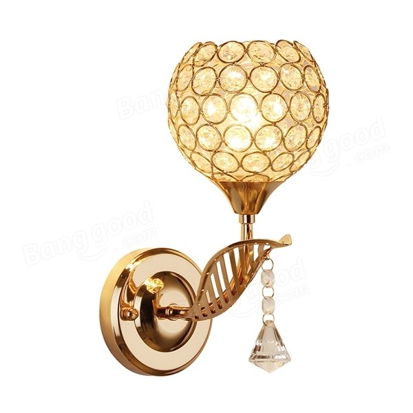 Modern Crystal Wall Light Living Room Corridor Balcony Lamp 220V
