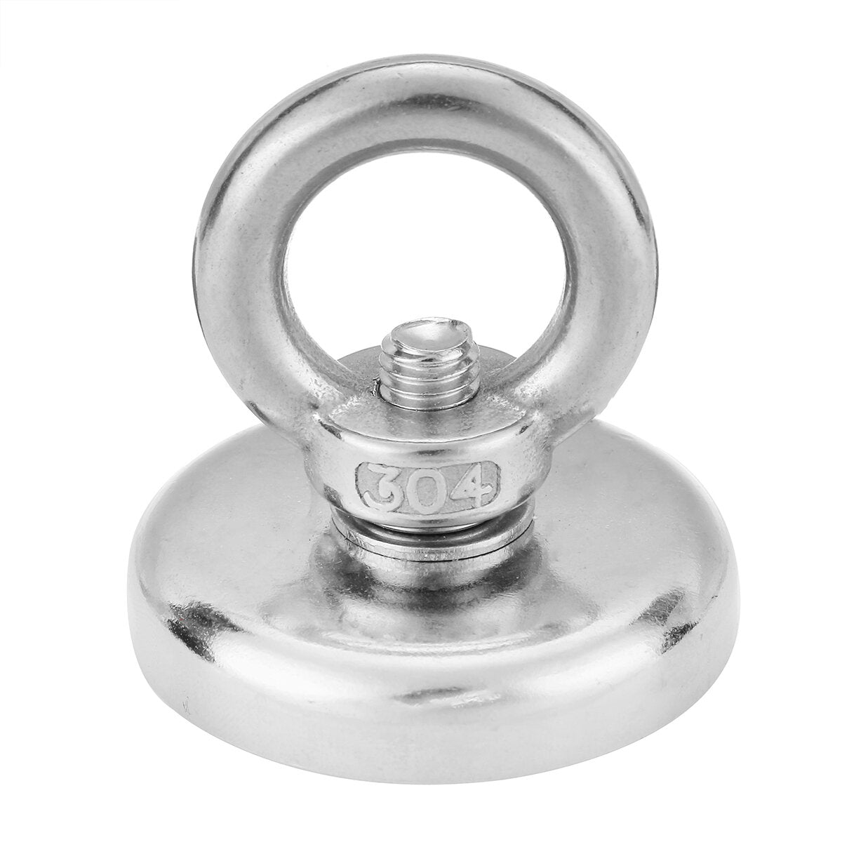 350KG/450KG/600KG Neodymium Magnet Fishing Salvage Recovery Magnet with 10m Rope for Detecting Metal Treasure