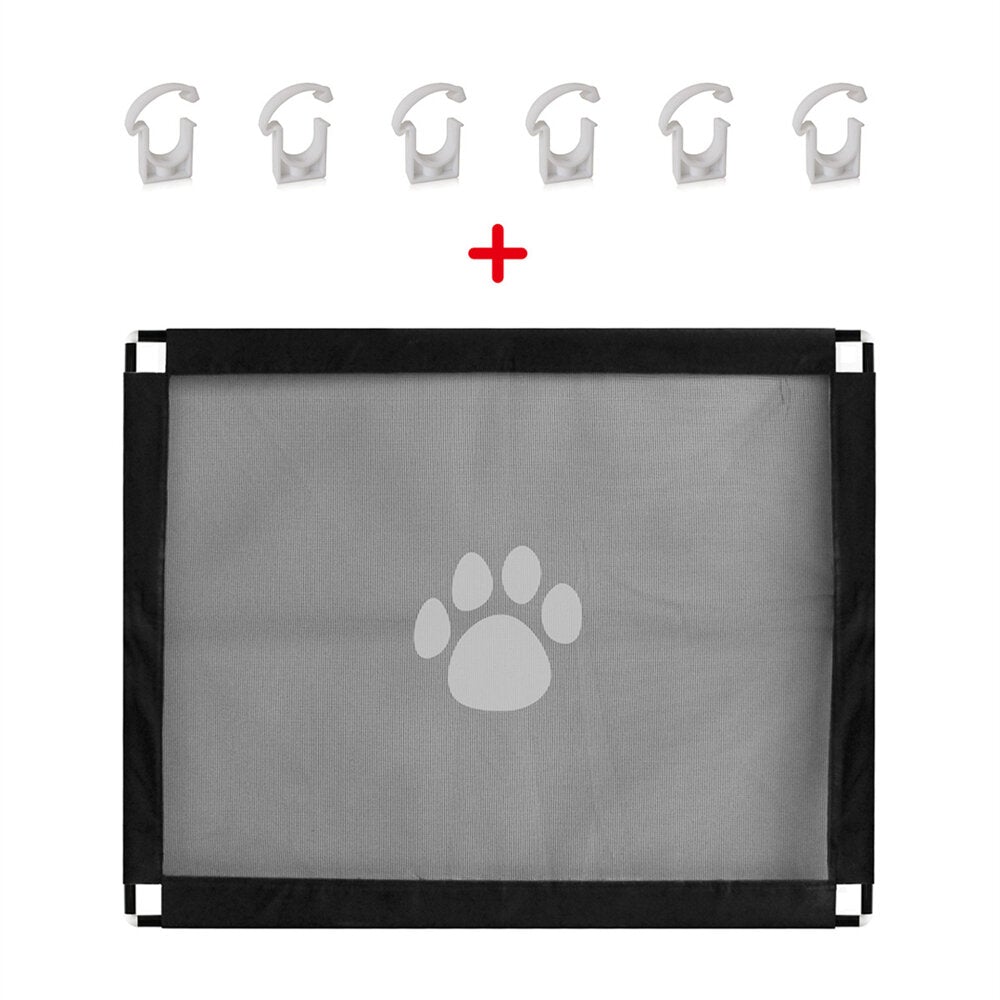 Pet Barrier Fences Portable Folding Mesh Dog Gate Pet Separation Safety Guard Isolated Fence