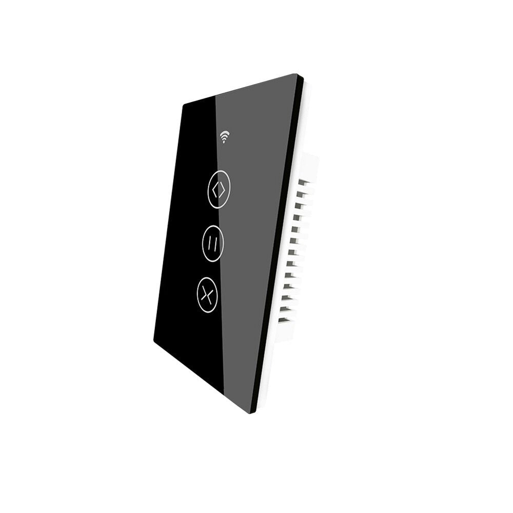 433MHz Smart Touch Curtain Switch Roller Blinds Shutter Wireless Control Relay Status Works with Alexa Google Home