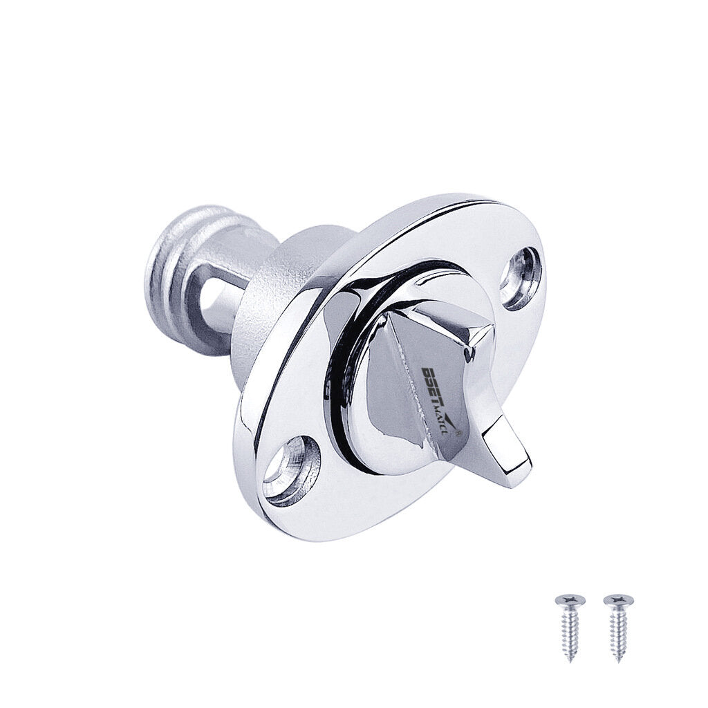 25mm 1'' Stainless Steel 316 Boat Garboard Transom Hull Drain Plug Socket Bung Hole Drainage Kayak Canoe Accessories