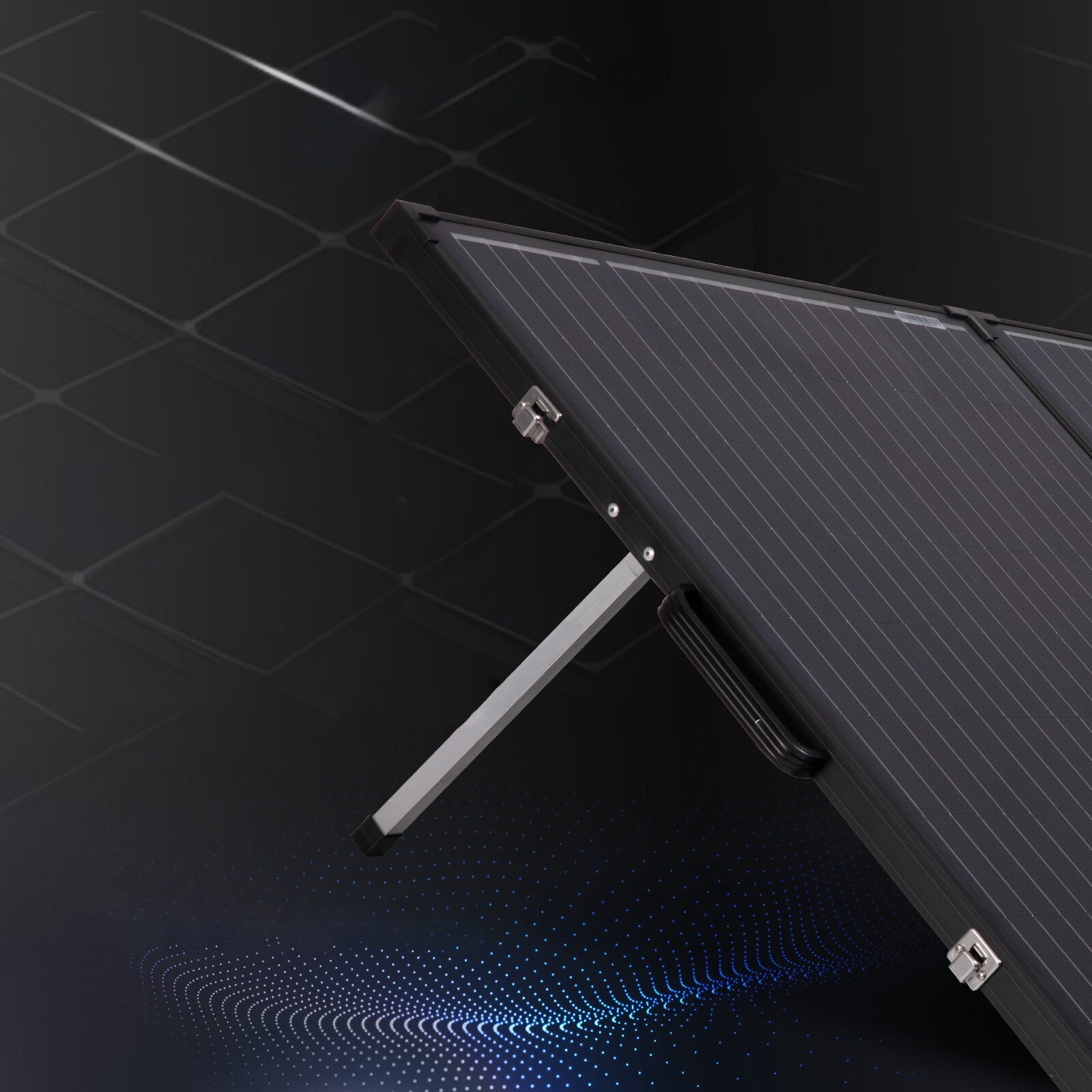 160W Portable Monocrystalline Without Glass Solar Panel Equipped With 20A MPPT Controller Suitable For RV Camping
