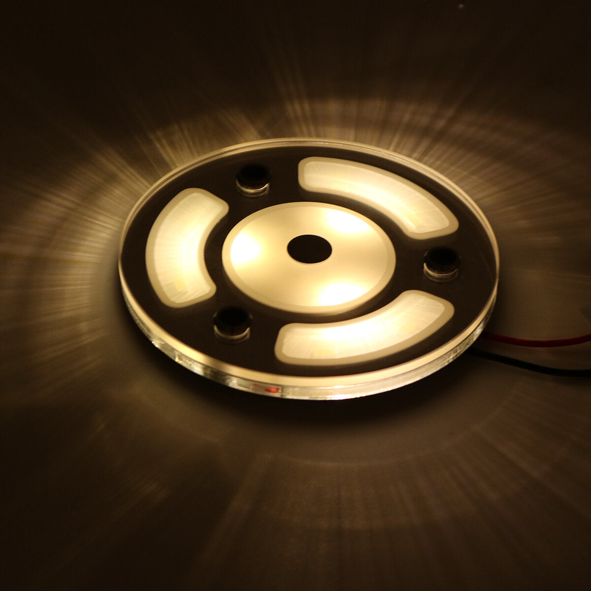 3W Touch SwitchLED Car Roof Reading Light Dimmable Day Night Lamp for Caravans Boats DC10-30V