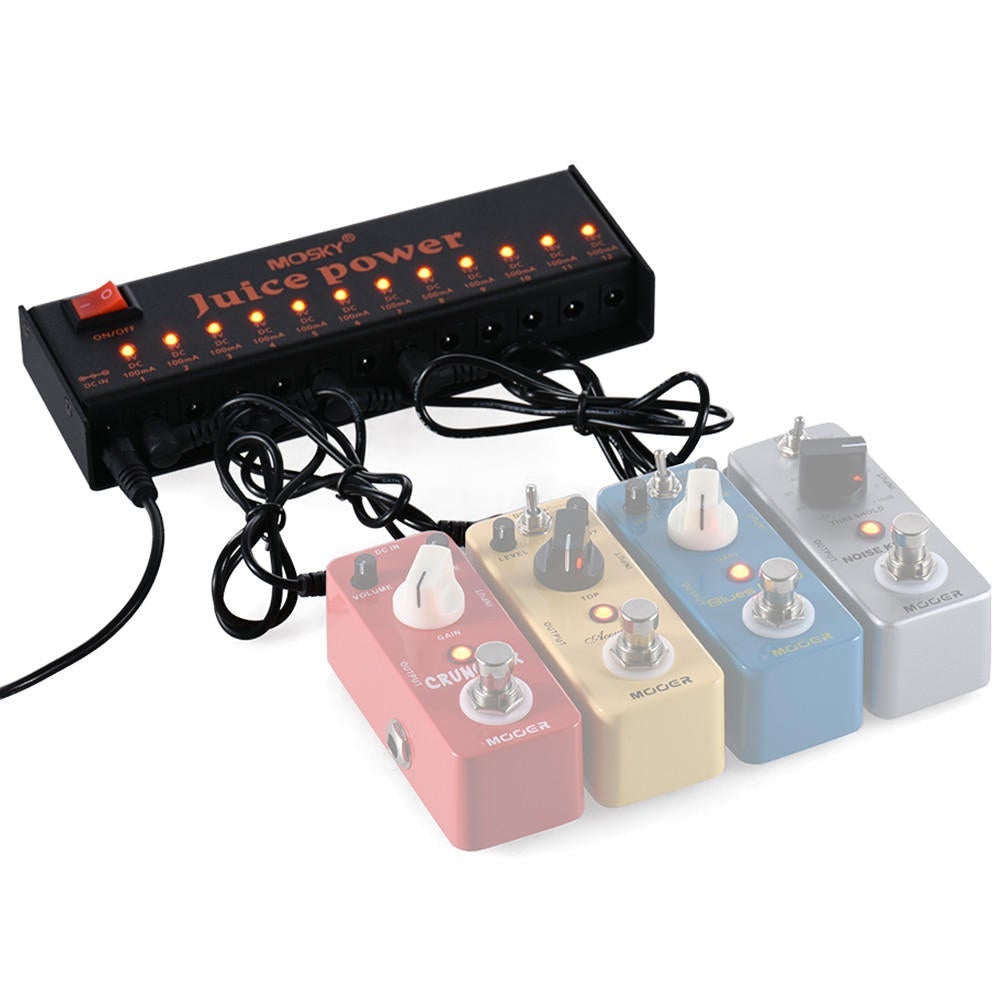 18V 12 Isolated Power Supply Connector for 9V 12V 18V Guitar Effect Pedals