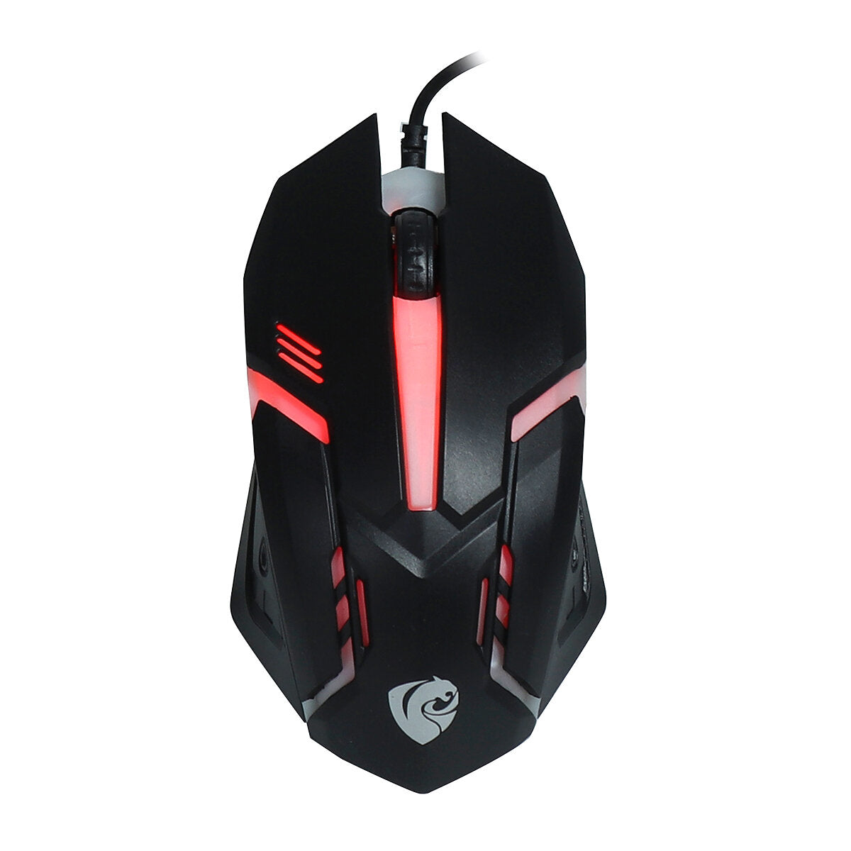4Pcs Gaming Devices Set 104 Keys LED Backlit Waterproof Gaming Keyboard Ergonomic Mouse 3.5mm Wired Headset Anti-slip Mouse Pad Combo