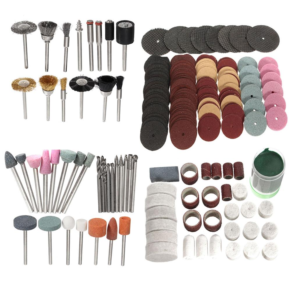 223pcs 1/8 Inch Shank Polishing Wheel Rotary Tool Accessories Bits Set for Dremel