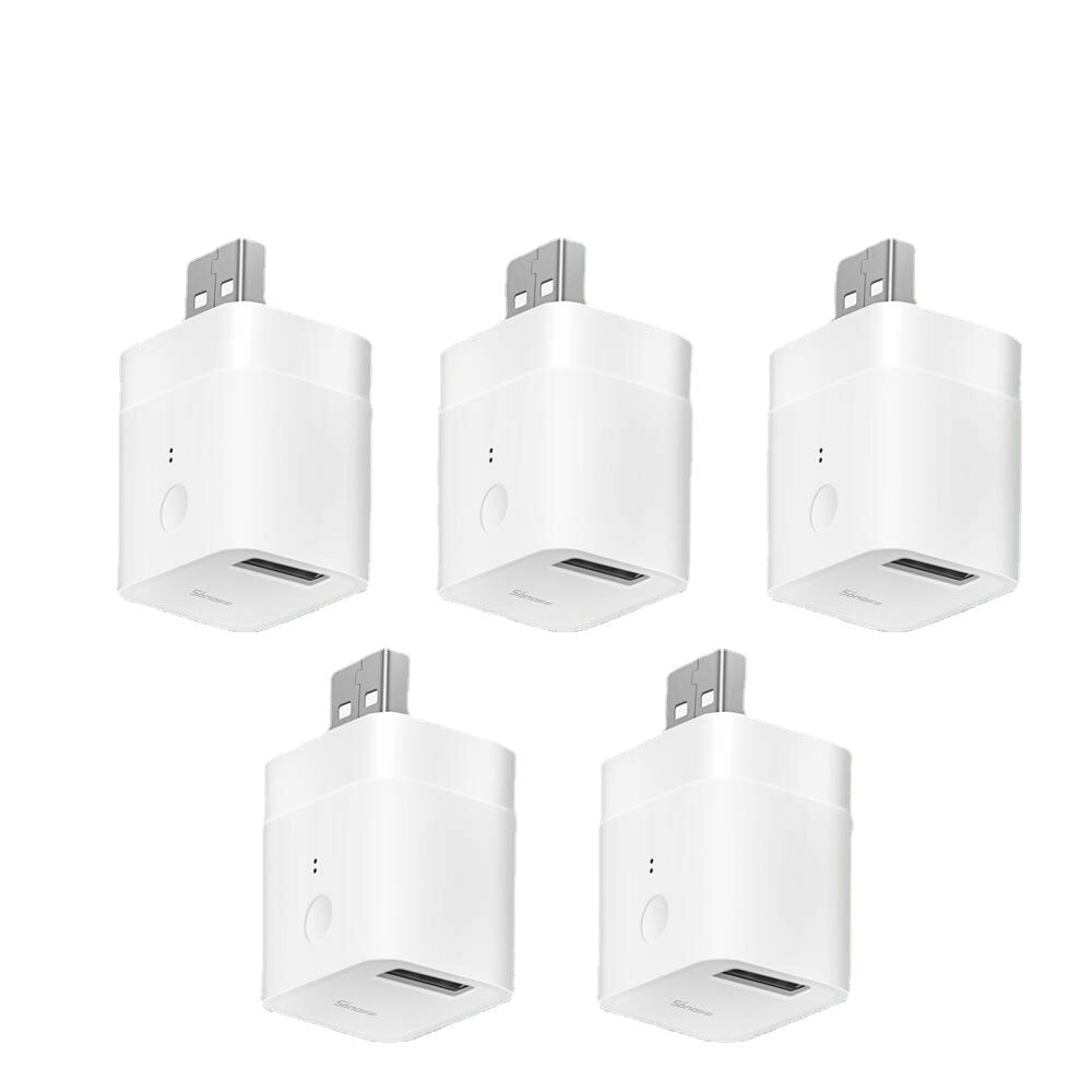 Wireless USB Smart Adaptor WiFi Mini USB Power Adaptor Switch APP Remote Control Voice Control Switch For Smart Home Works with Alexa Google Home 5Pcs