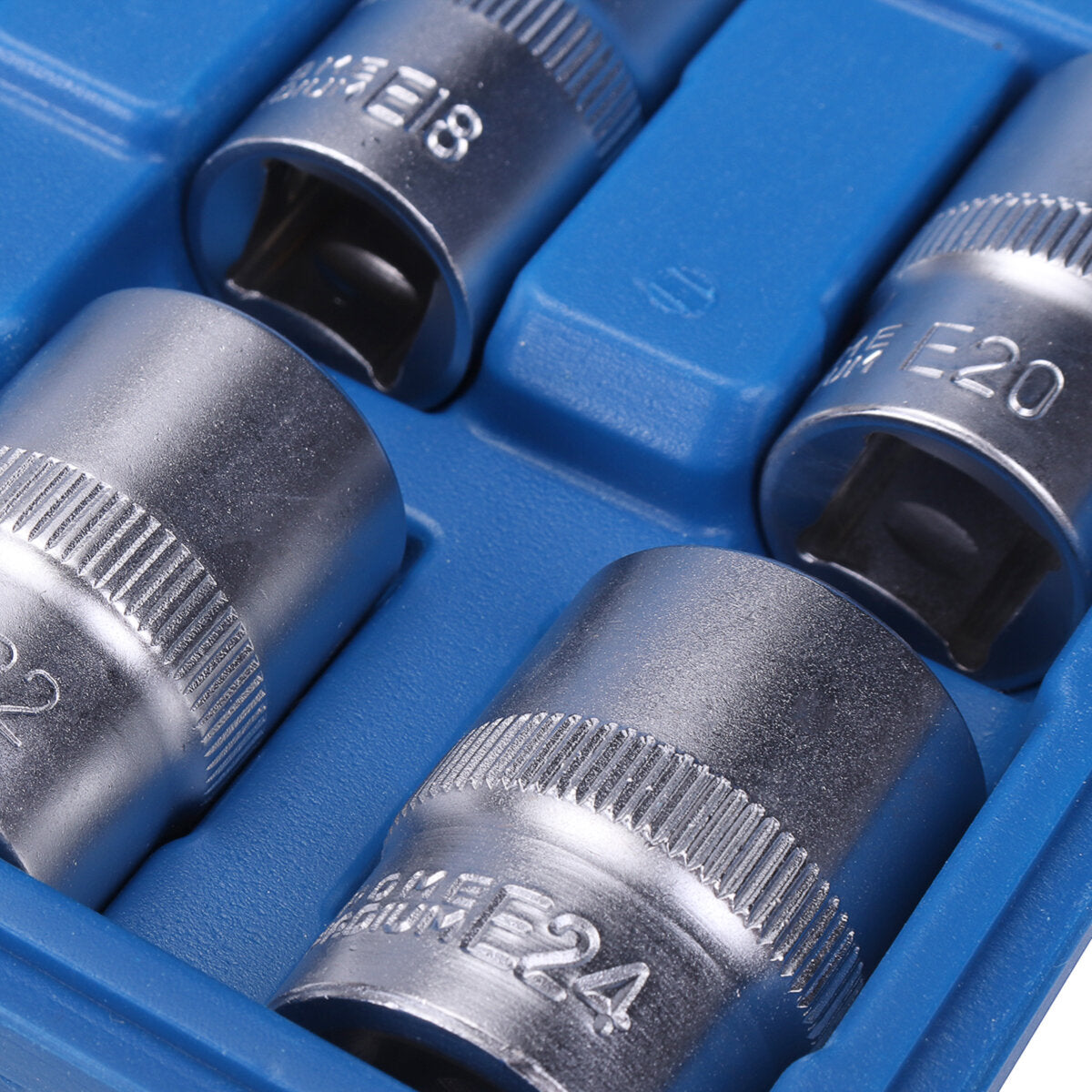 14pcs Tamper Proof Torx Star Bit Socket Set Female E Type Socket