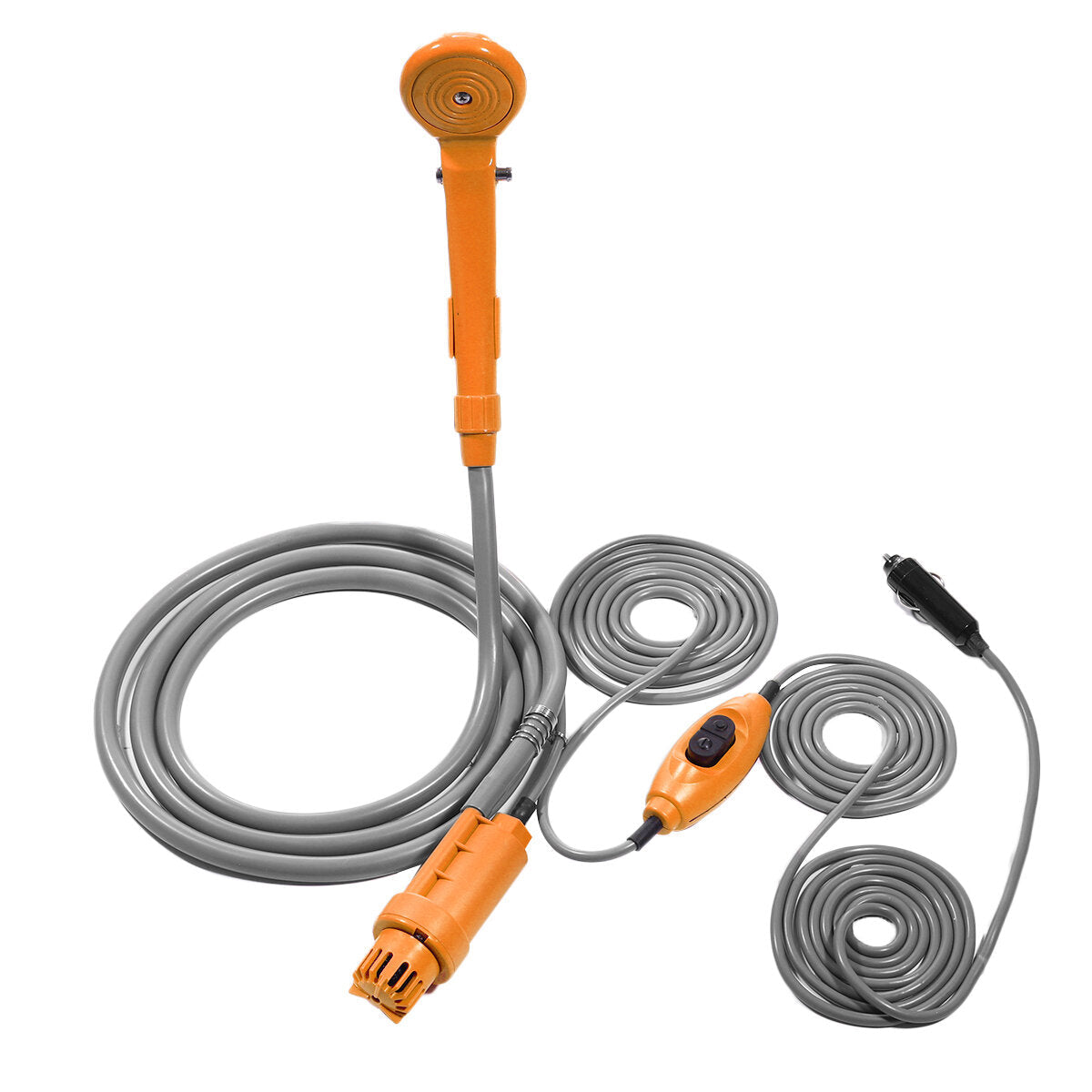 Portable 12V Car Water Shower Pump Set For Travel Trip Camp RV Caravan Boat Kit