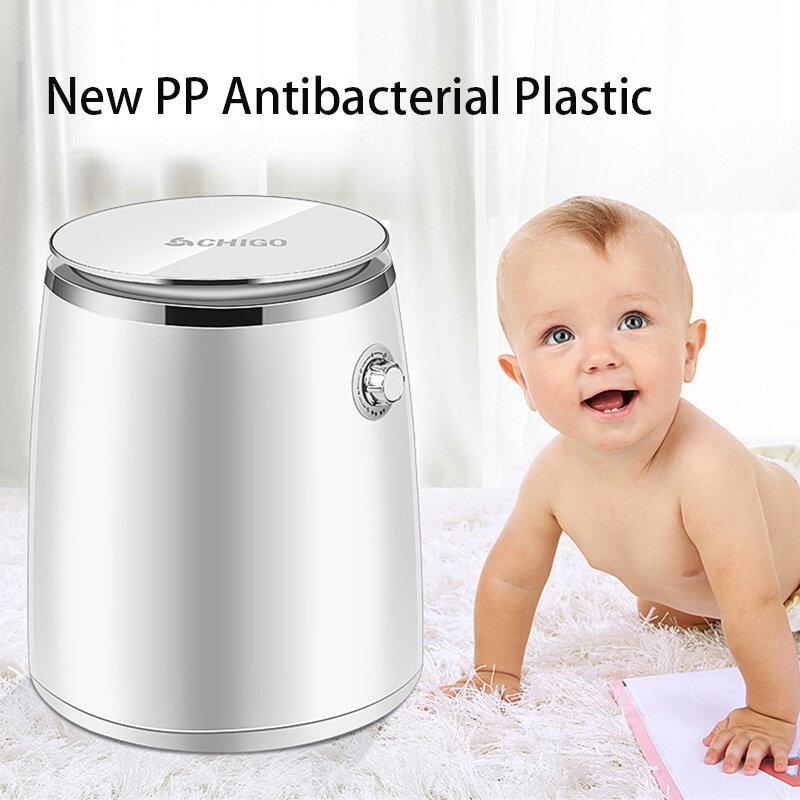 260W Portable Semi-Automatic Washing Machine Knob Control 740rpm Washer Dryer for Baby Clothes