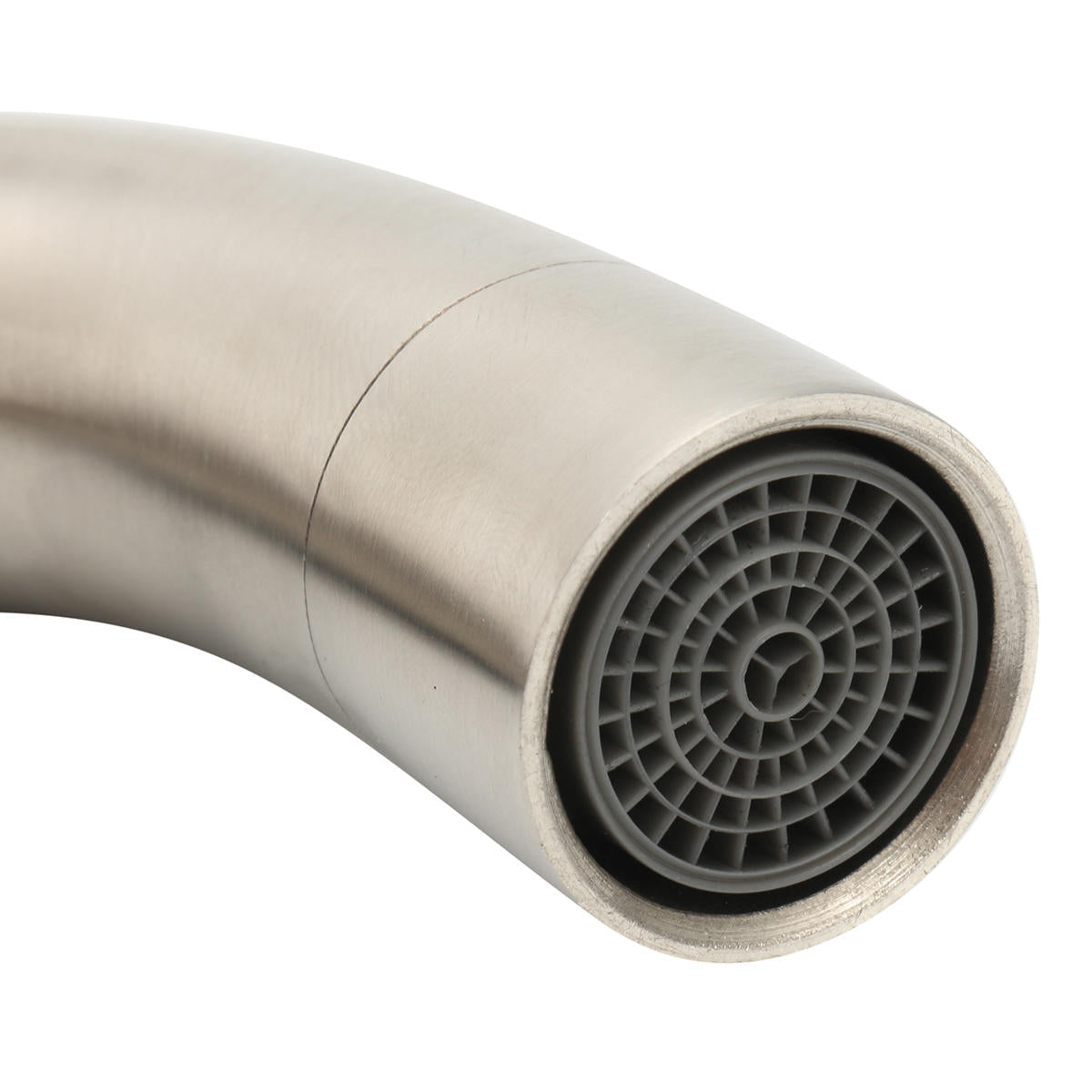 304 Stainless Steel Burnished Faucet Kitchen Hot And Cold Water Mixer Single Handle Rotation Tap