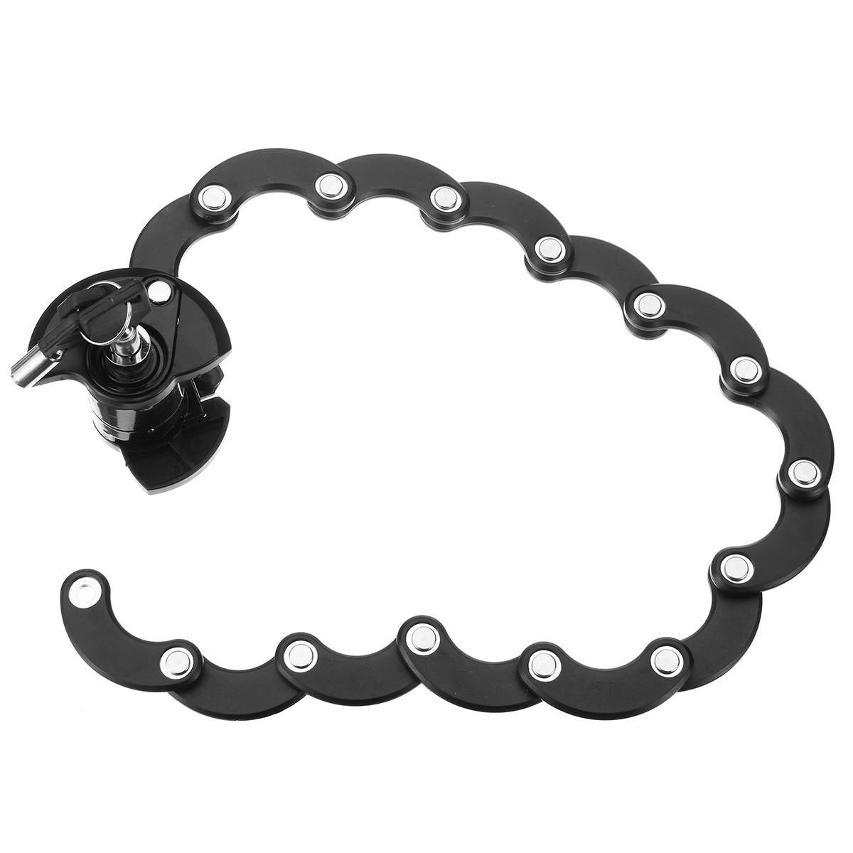 Foldable Anti Theft Folding Hamburg Chain Bicycle Motorcycle Security Lock