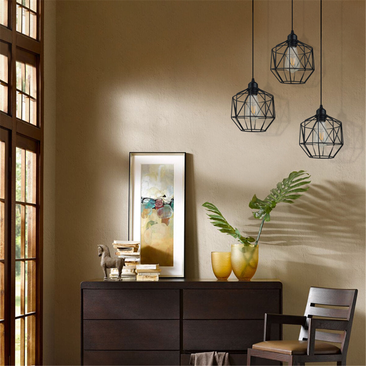 Modern Home Metal Pendant Lamp Industrial Hanging Light Fixture Ceiling Lamp