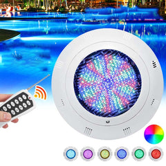 1 PCS LED Underwater Swimming Pool Lights RGB Color Changing IP68 Waterproof Lamp With Remote Controller