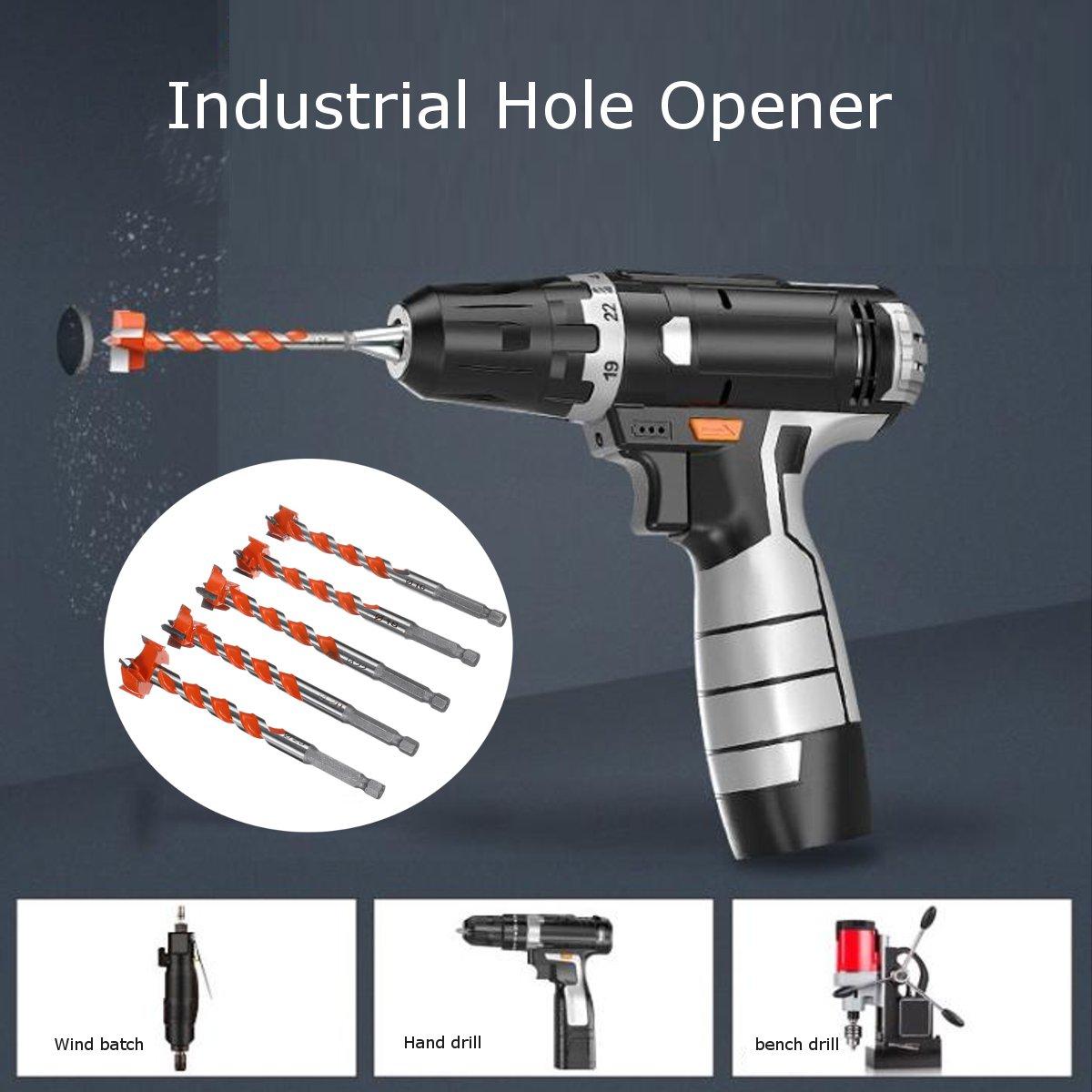 125mm Lengthened Woodworking Hole Saw Cutter Forstner Drill Bit Door Punching Auger Tool