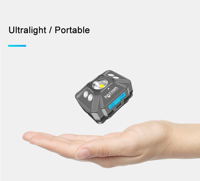 500LM 4 Modes 60 Adjustable 5ATM Waterproof Motion Sensor LED Cycling Bike Headlamp