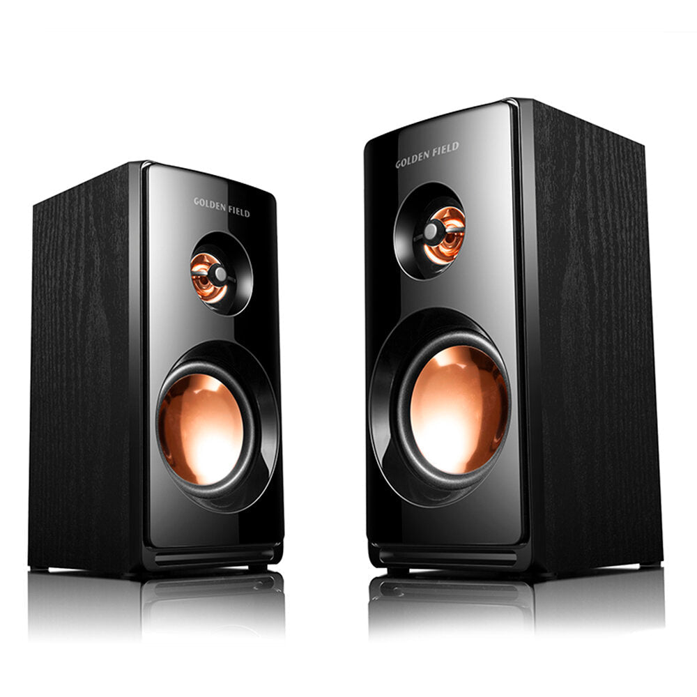 Desktop Multimedia 2.0 Soundtrack Speaker USB Wooden Small Audio Subwoofer Volume Adjustment 3.5mm Audio Interface Compatibility