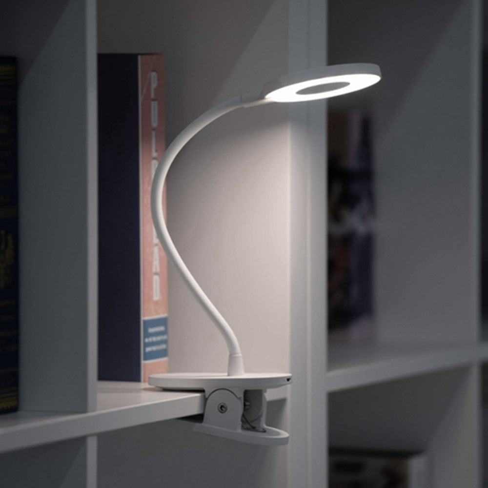 5W USB Rechargeable Clip Desk LED Lamp Eye Protection Reading Light