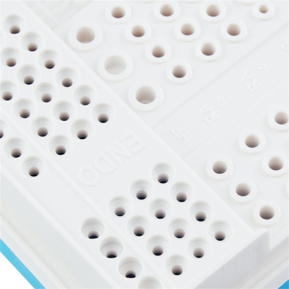 Dental Tools Dental Endo Box Endodontics Disinfection Storage Organizer For RA FG HP