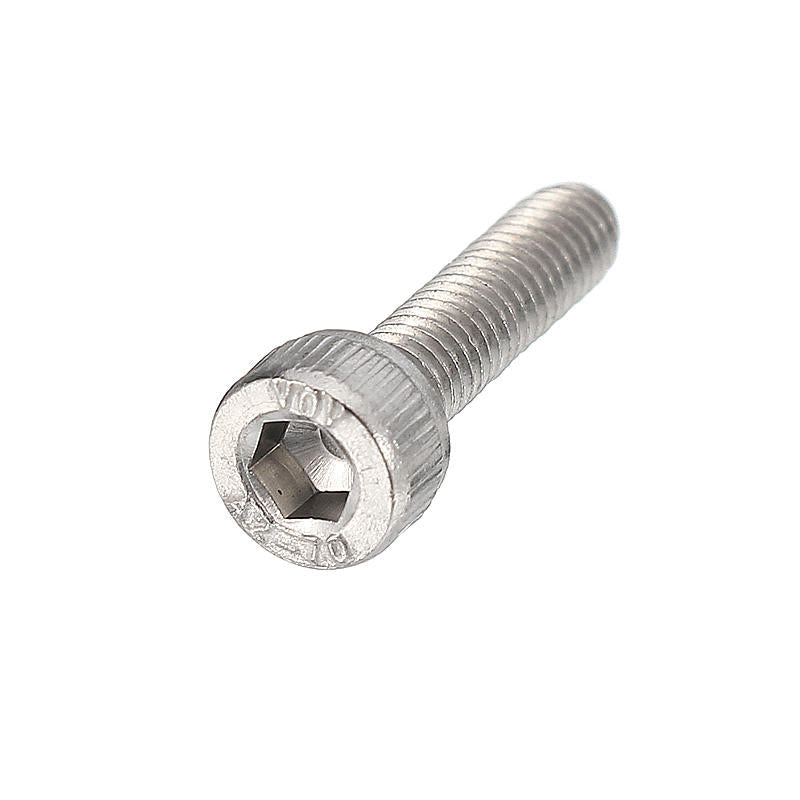M3SH4 M3 Stainless Steel Hex Socket Cap Head Screw Allen Bolt Assortment Kit 120Pcs