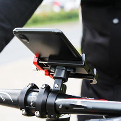 Aluminum Alloy Rotatable Bicycle Bike Phone Holder MTB Mountain Road Bike Handlebar Clip Holder Bike Bicycle Accessory Tool