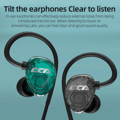 Wired Headphones Stereo Noise Reduction 10mm Dynamic Driver HD Earphone 3.5mm Gaming In-Ear Earbud with Mic