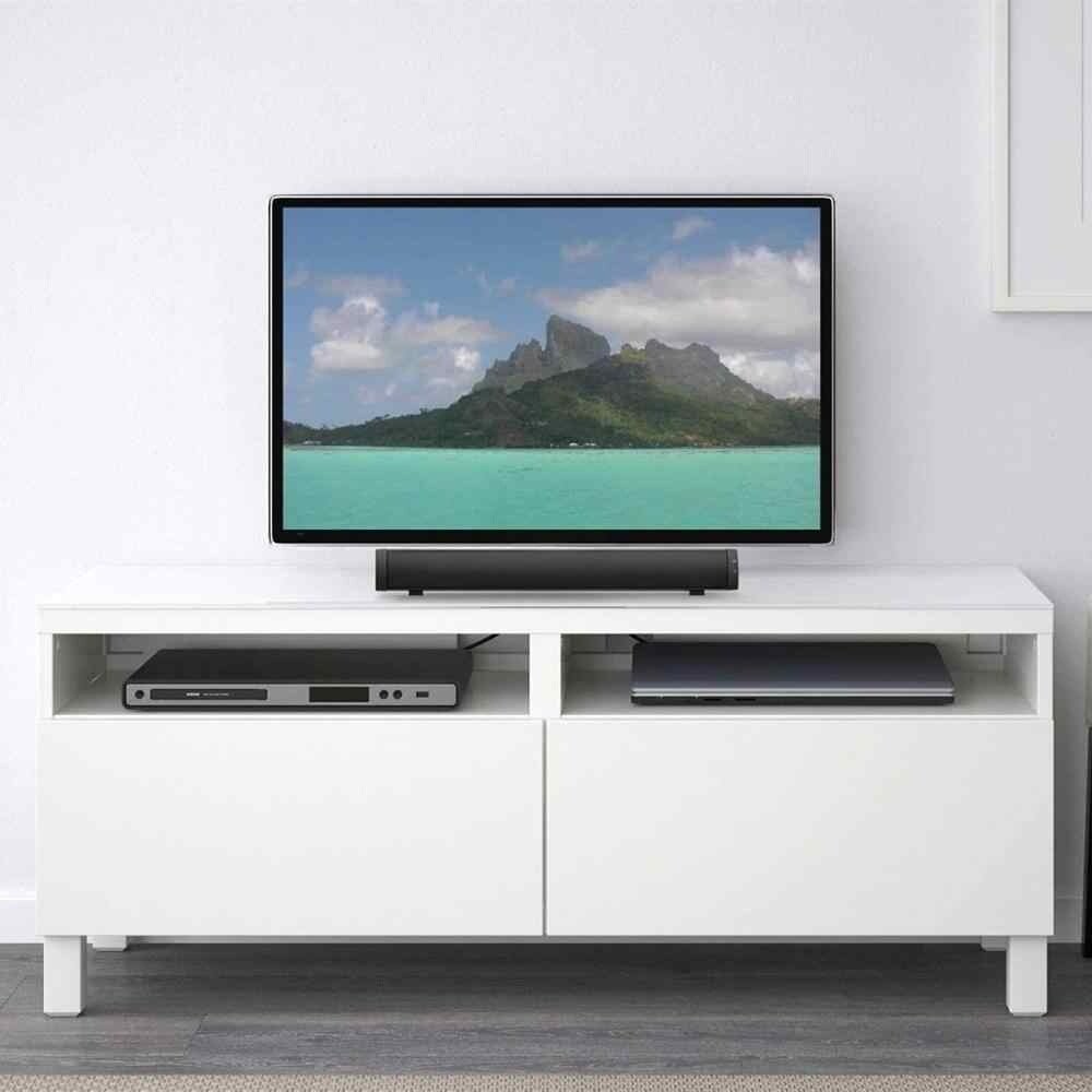 Bluetooth 5.0 Soundbar Wireless Speakers Hi-Fi 3D Stereo Support AUX/TF Card with HD Mic