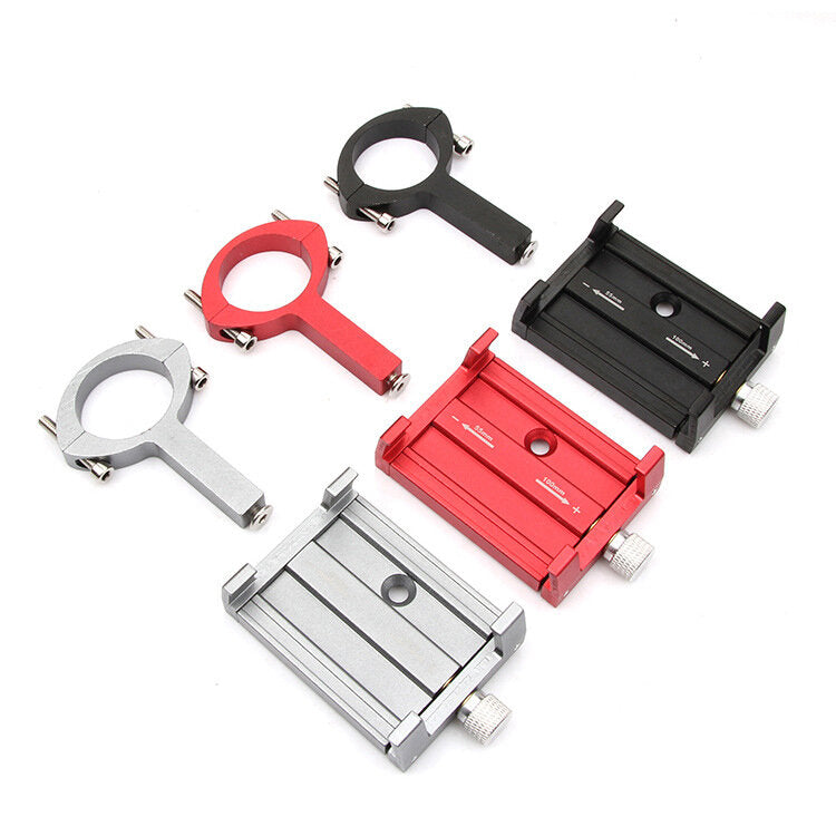 Adjustable Bicycle Phone Holder GPS Bracket MTB Mountain Bike Handlebar Anti-Slip Stand for 3.5" to 6.2" Phones11