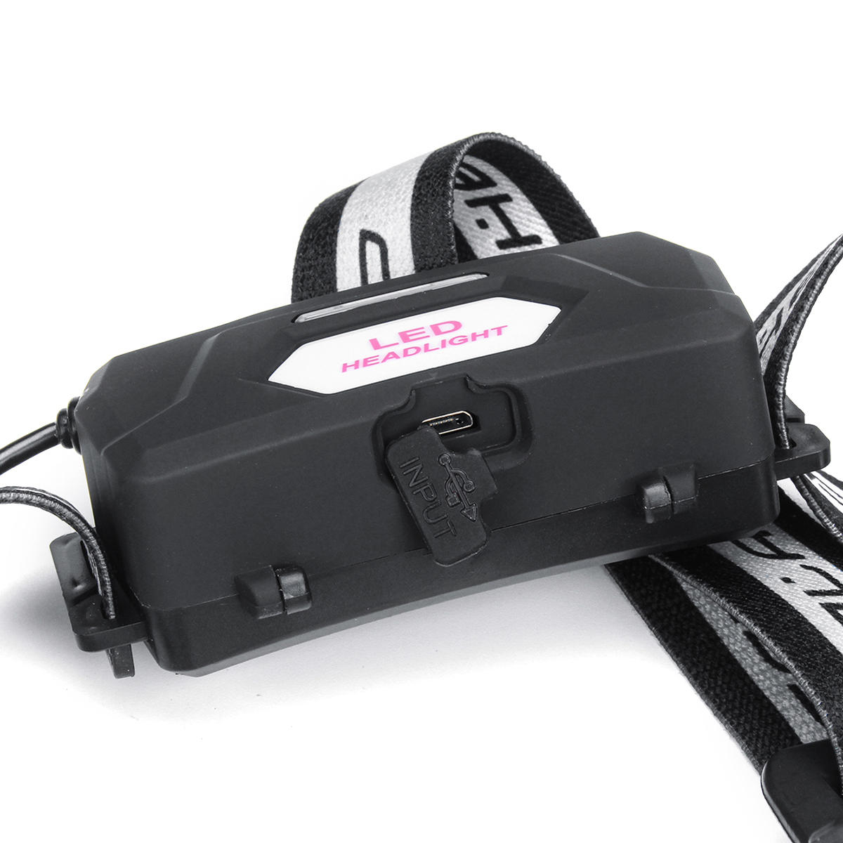 Headlamp 18650 Battery USB Fishing Flashlight Camping Hunting Cycling Bike Bicycle