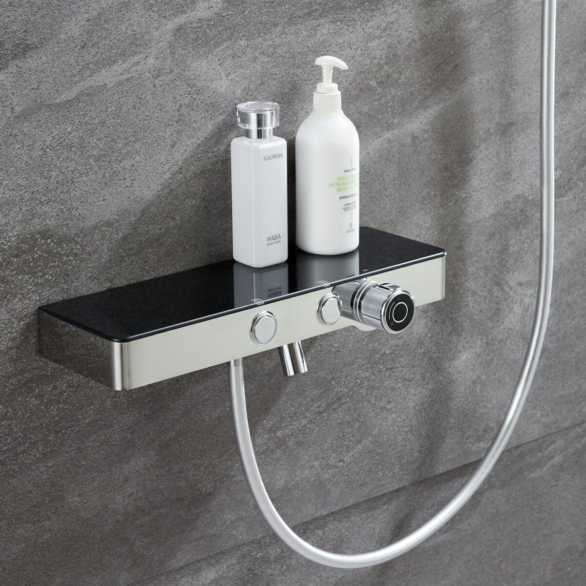 Handheld Shower Head Set Bathroom Rain Tub System 3-Setting Sprayer with Hose Faucet