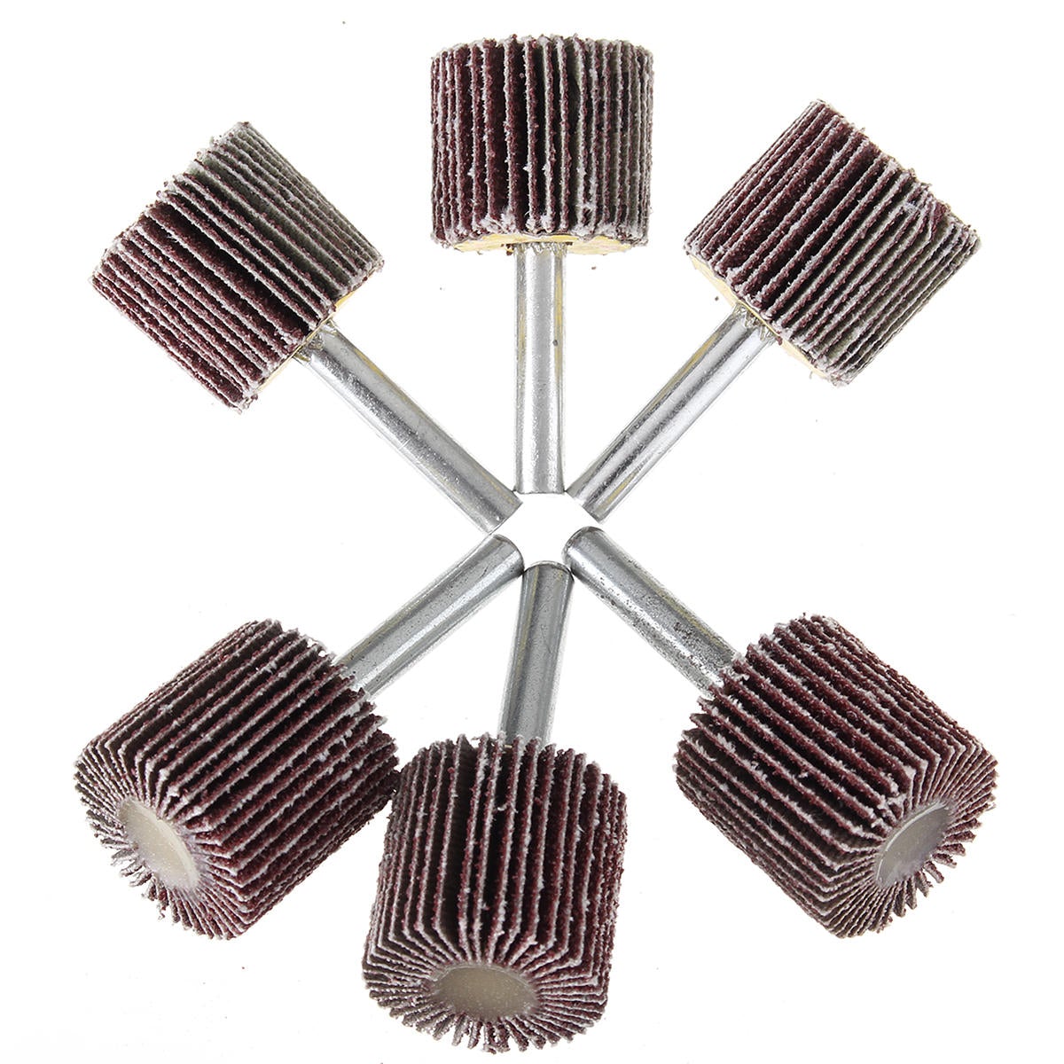 10pcs 25mm 40&80 Grit Flap Wheel Disc Set Sanding Drill Abrasive Sandpaper Polishing Tool