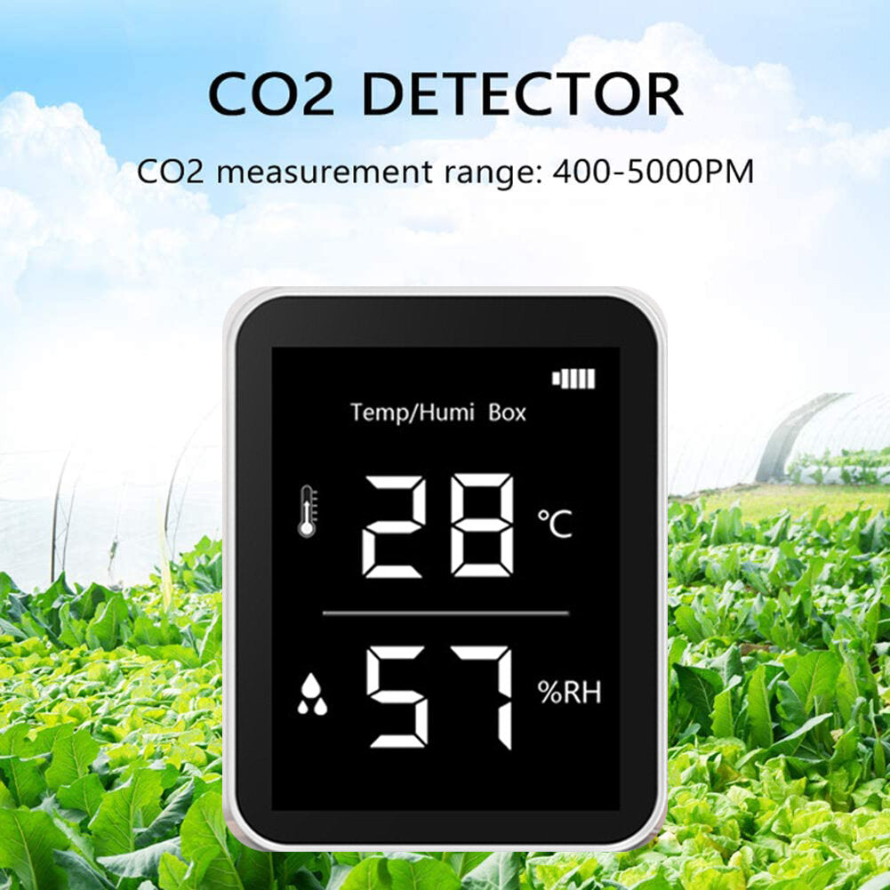 Household Air Quality Monitor Temperature Humidity Display Detector PM2.5 Tester Data Logger Recorder External Sensor