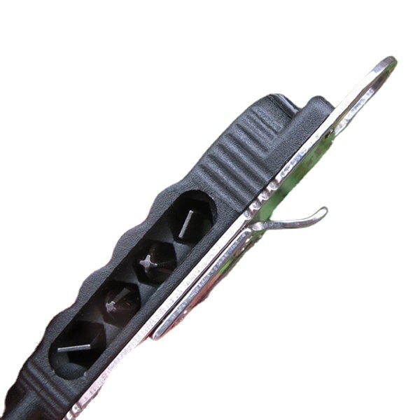 Multifunctional Climbing Carabiner Paracord Buckle Screwdriver Flashlight Wrench Tool