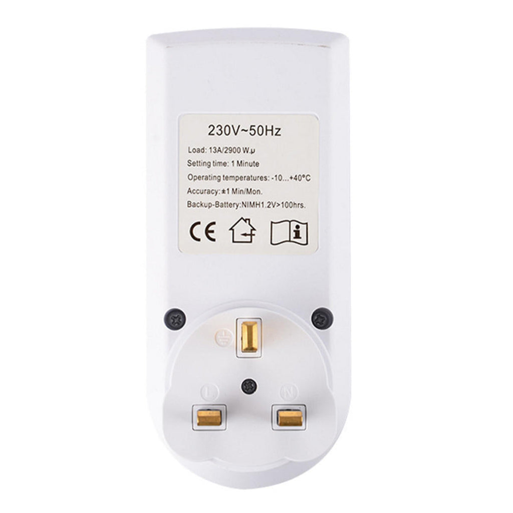 Plug-in 24h Digital Electronic Timer Switch Socket Automation Programmable