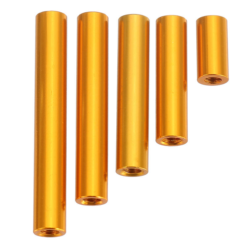 M3 Aluminum Alloy Standoff Studs 10-35mm Gold Round PCB Board Spacers Standoffs 10pcs